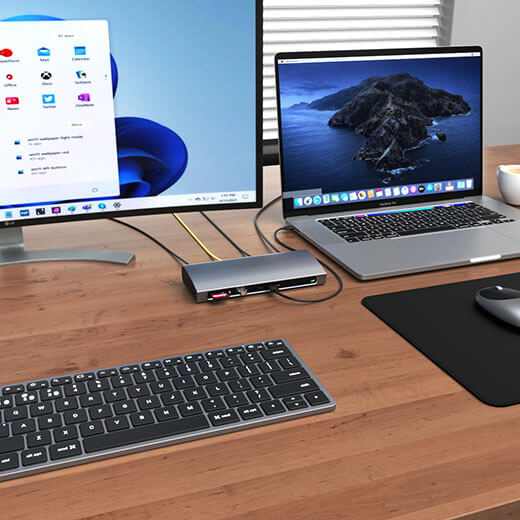 Новинка хаб (адаптер) Satechi Thunderbolt 4 Dock для MacBook | iMac | iPad