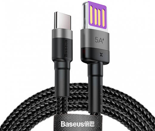 Зарядный кабель 1м Baseus Cafule HW USB to USB-C