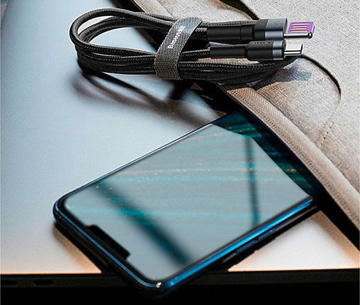 Зарядный кабель 1м Baseus Cafule HW USB to USB-C