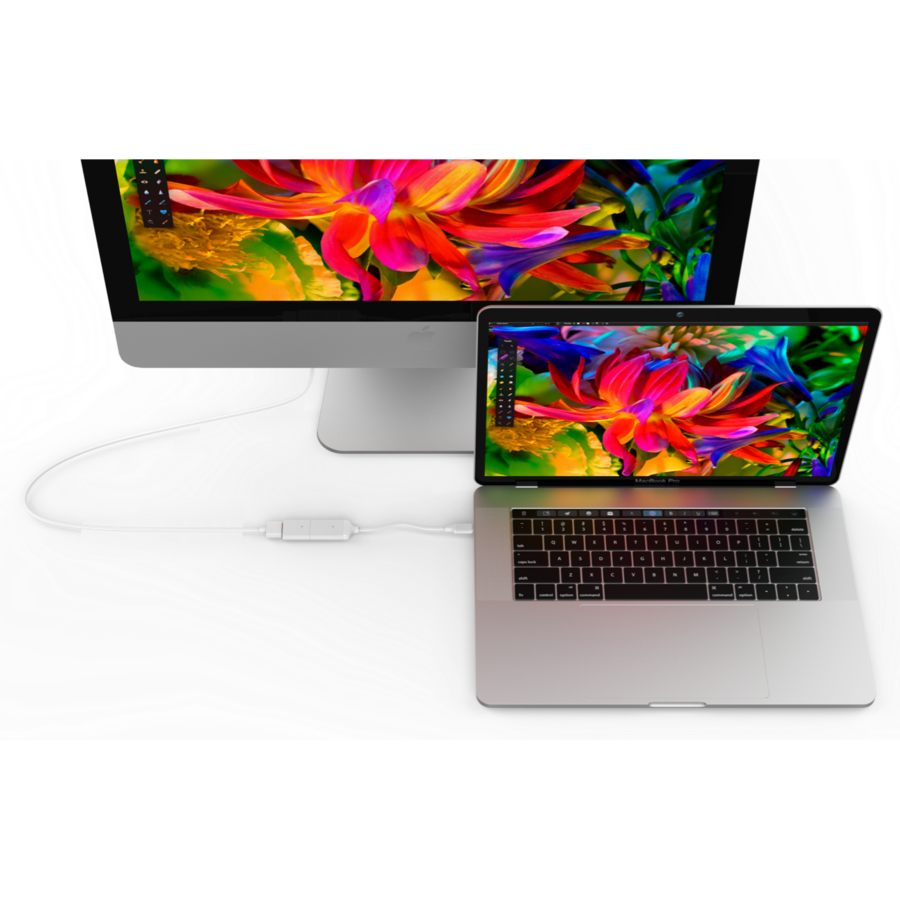 Адаптер 2 в 1 для MacBook USB-C to Mini Display Port/ HDMI