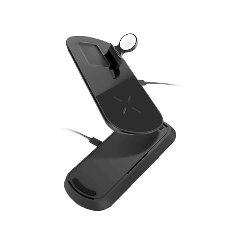 Беспроводное зарядное устройство 3 in 1 Wireless Magnetic Charging Dock для iPhone/Apple Watch/AirPods