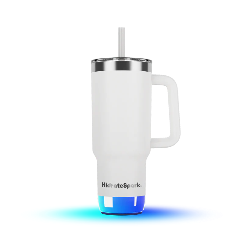 Умный стакан для воды и горячих напитков HidrateSpark PRO 2 Smart Tumbler White 887 мл