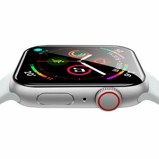 Захисне скло 3D AW + Full Coverage 0.33mm Black для Apple Watch 40mm Series 4/5