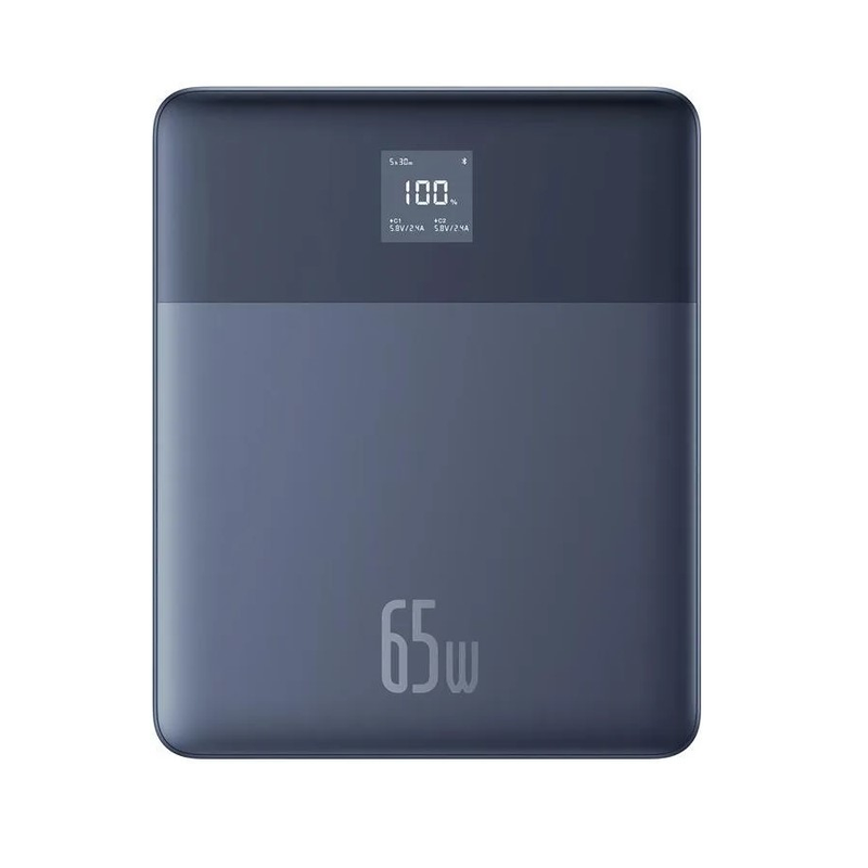 Повербанк із швидкою зарядкою та дисплеєм Baseus Blade2 Power Bank 65W 12000 mAh Mariana Blue