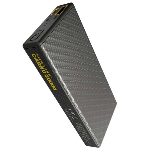 Повер банк із швидкою зарядкою Nitecore Carbo 20000 Power Bank USB-C IPX5 PD/QC 20W 20000 mAh