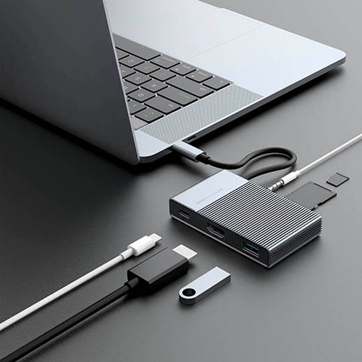Хаб HyperDrive GEN2 6-in-1 USB-C Hub