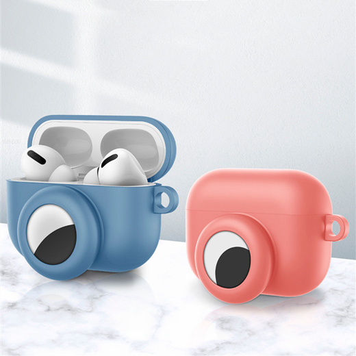 Купити силіконовий чохол із карабіном iLoungeMax 2-in-1 Black для AirPods 3 | AirTag