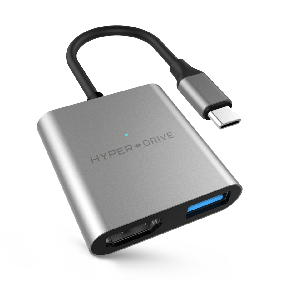 Хаб USB-C для MacBook Pro/Air HyperDrive 4K HDMI 3 в 1