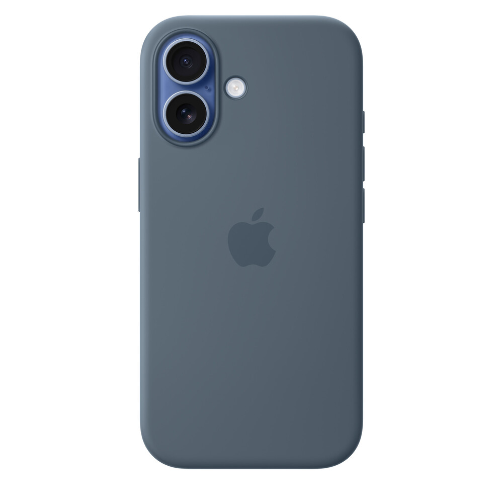 Силіконовий чохол Silicone Case with MagSafe Anchor Blue для iPhone 17