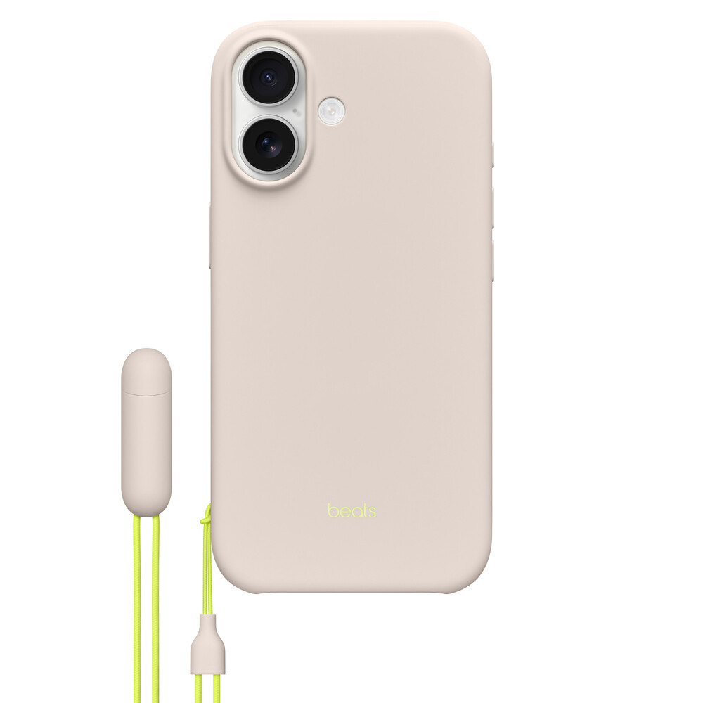 Чохол зі шнурком-підставкою Beats Kickstand Case with MagSafe and Camera Control Lime Stone для iPhone 17