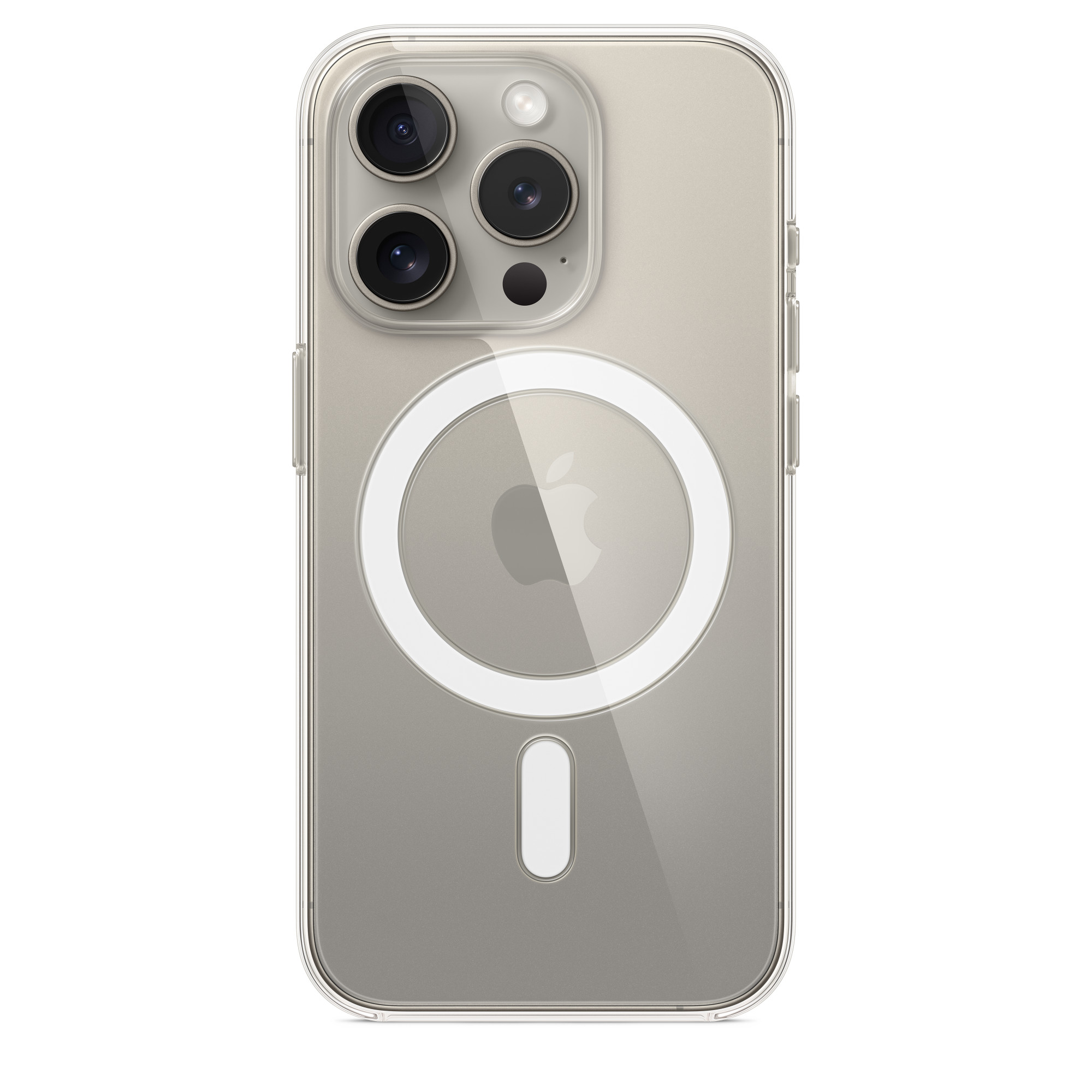 Прозорий чохол з MageSafe Apple Clear Case для iPhone 15 Pro