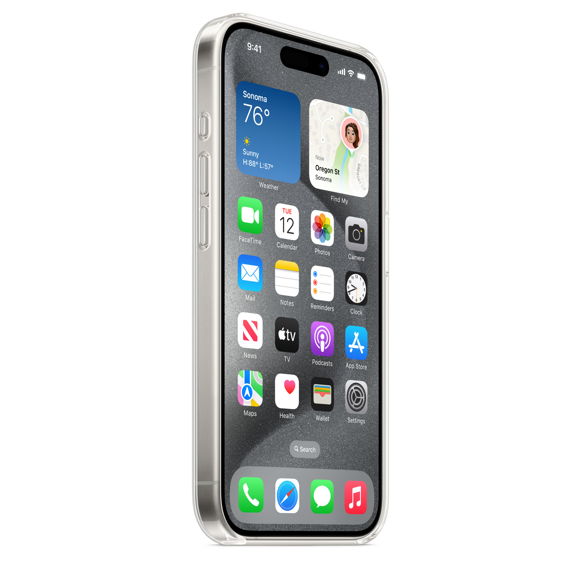 Прозорий чохол з MageSafe Apple Clear Case для iPhone 15 Pro