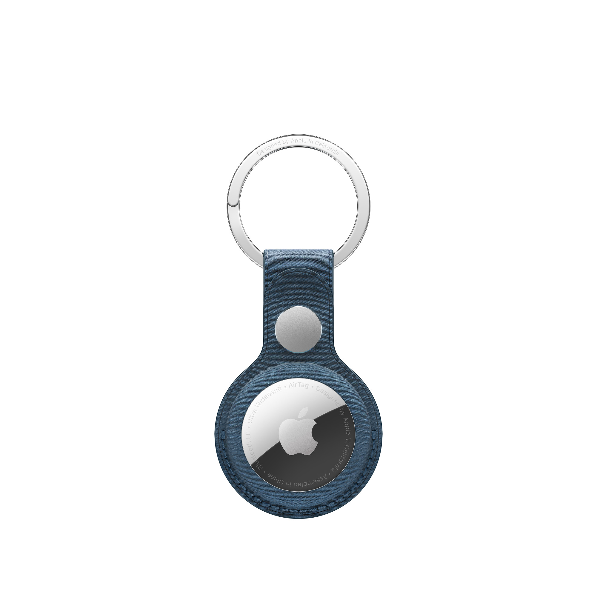 Брелок с кольцом Apple FineWoven Key Ring Pacific Blue (MT2K3) для AirTag
