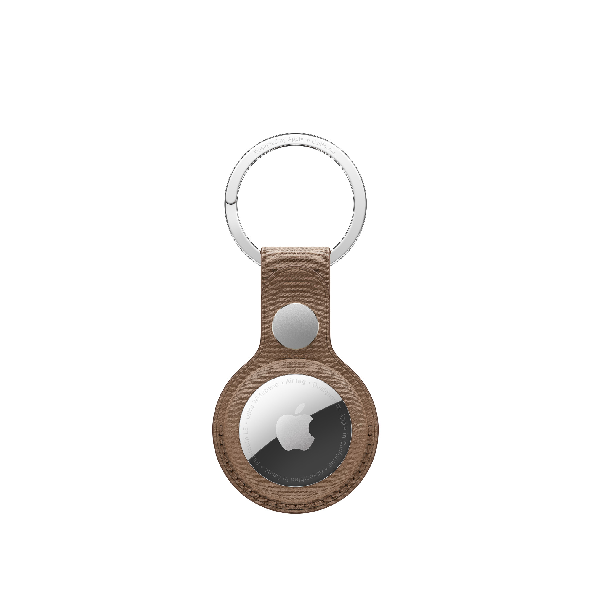 Брелок с кольцом Apple FineWoven Key Ring Taupe (MT2L3) для AirTag