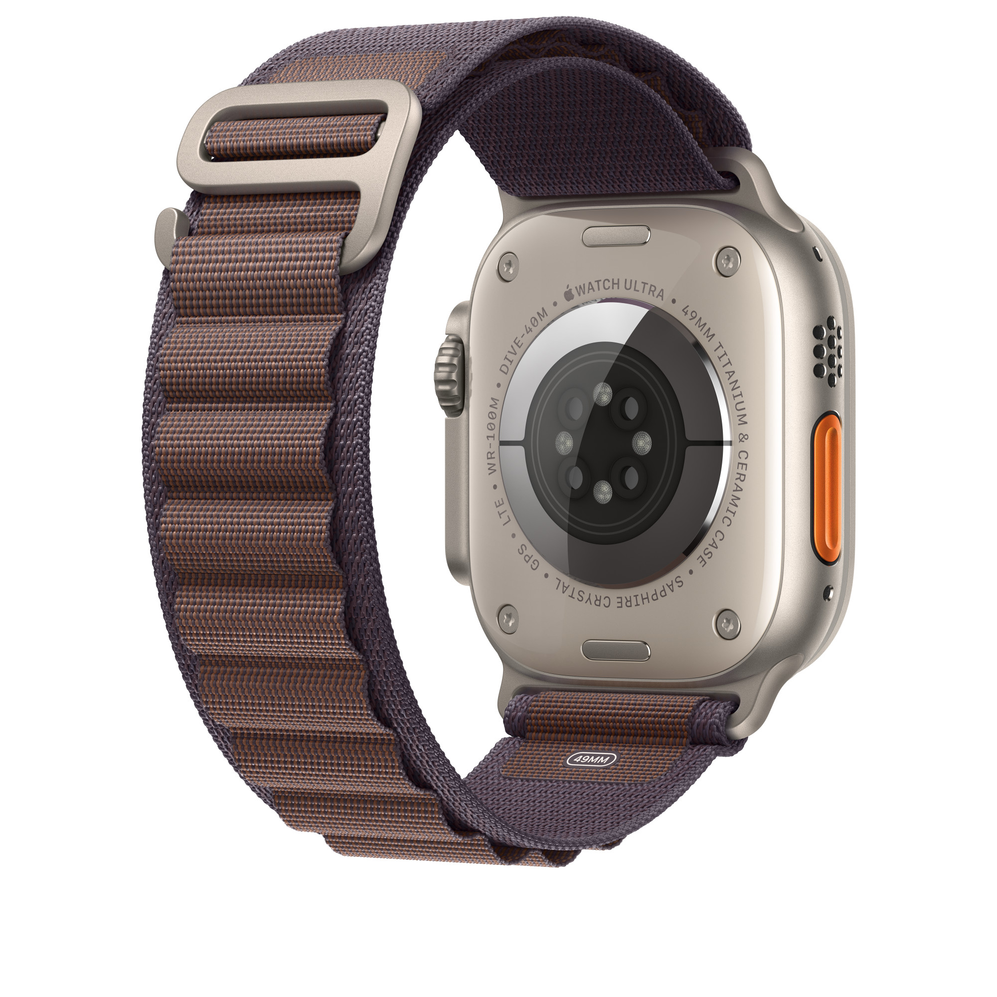 Ремінець Apple Alpine Loop Indigo для Apple Watch Ultra 2 49 mm | 45 mm | 44 mm Розмір S (MT5N3)