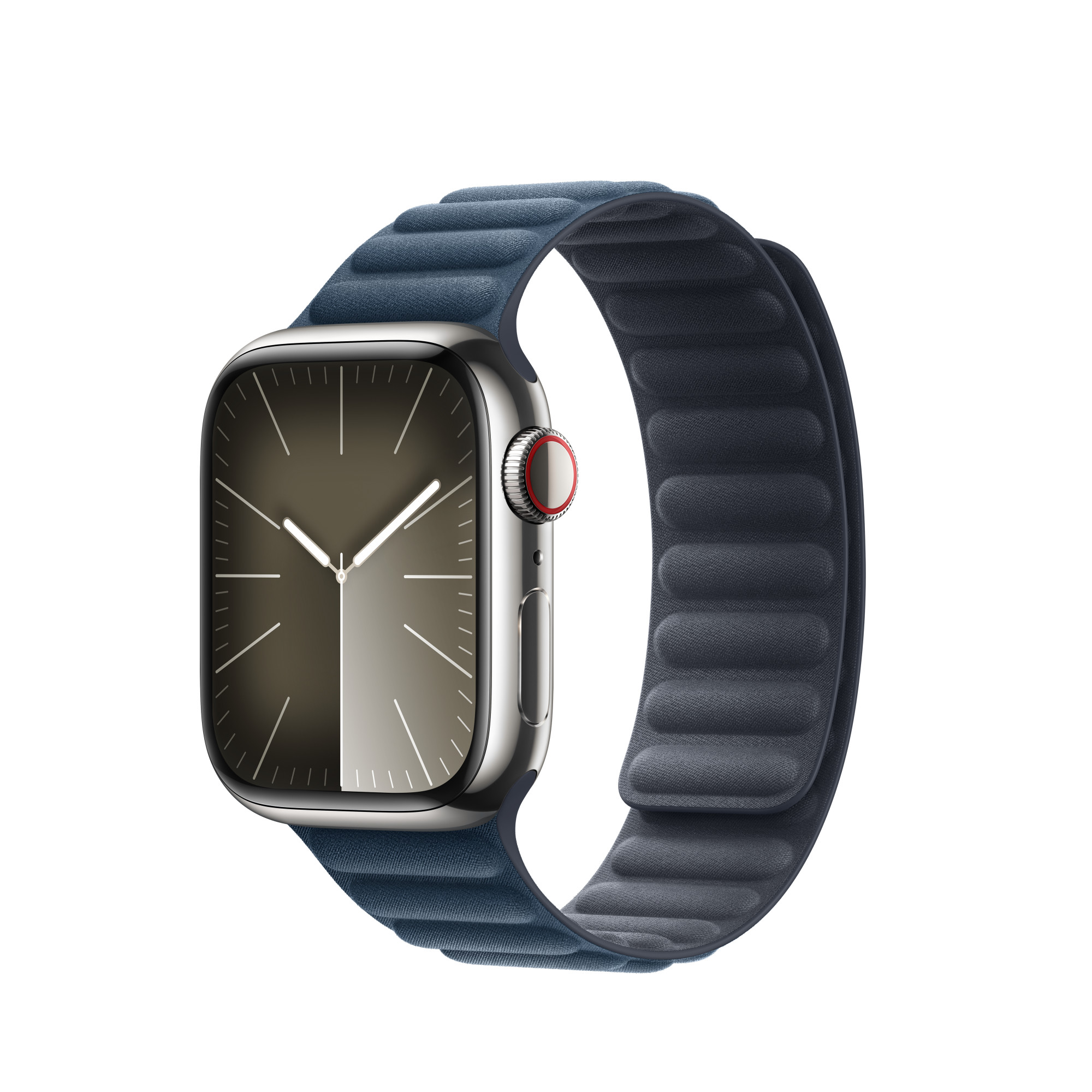 Ремінець Apple Magnetic Link Pacific Blue з FineWoven для Apple Watch Ultra 2 41 mm | 40 mm | 38 mm Розмір S/M (MTJ33)