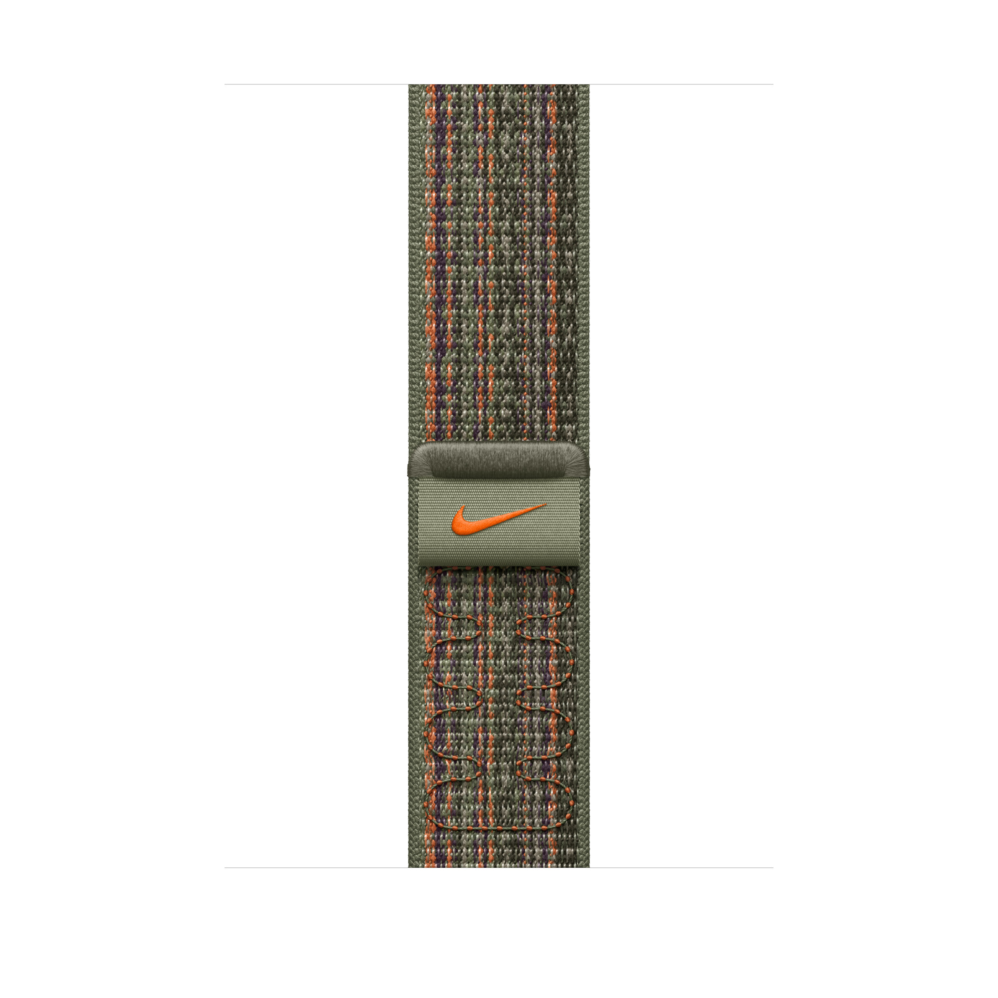Ремінець Apple Sequoia/Orange Nike Sport Loop (MTL33) для Apple Watch Ultra 2 41 mm | 40 mm | 38 mm