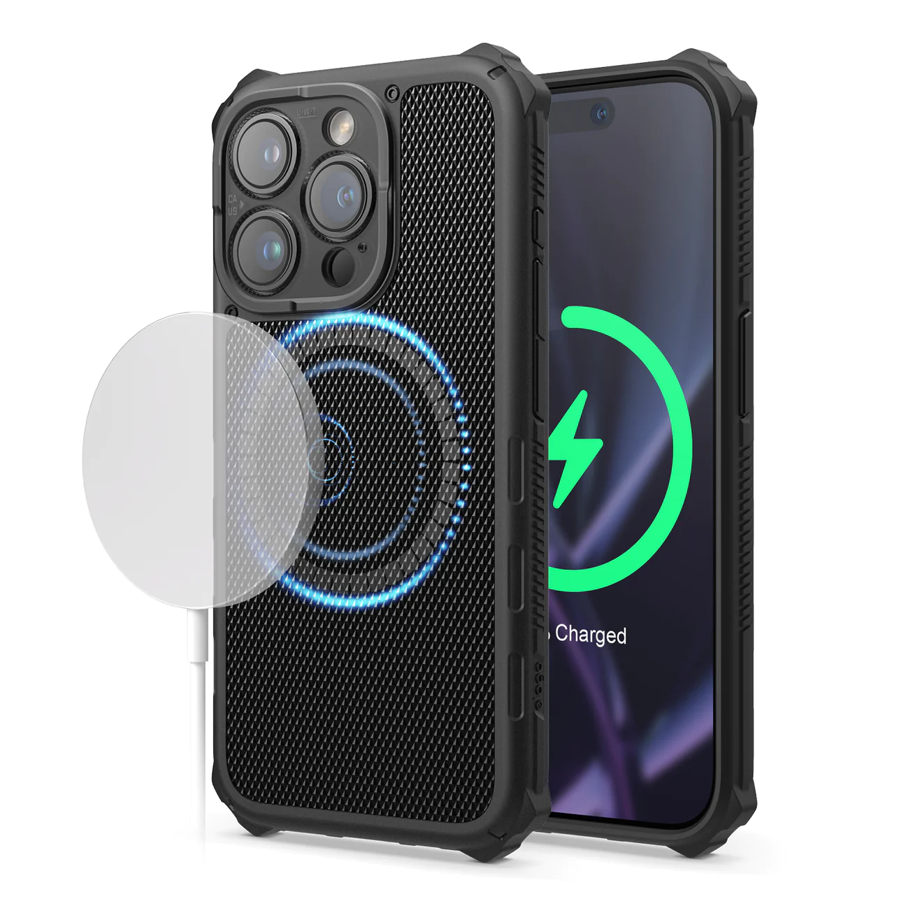 Протиударний чохол з MagSafe elago Armor Case Black для iPhone 15 Pro