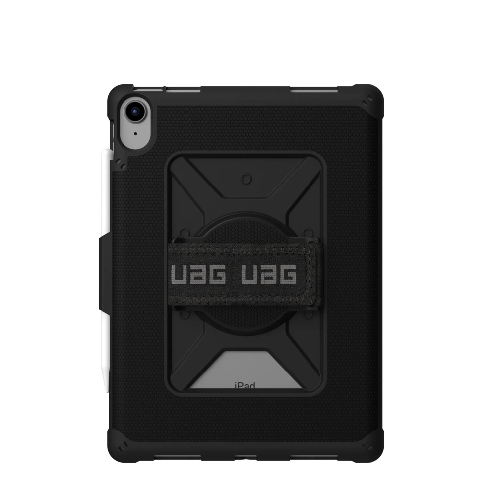 Протиударний чохол з ремінцем для руки UAG Metropolis with Hand Strap Black для iPad 11 | 10 (2025 | 2022)