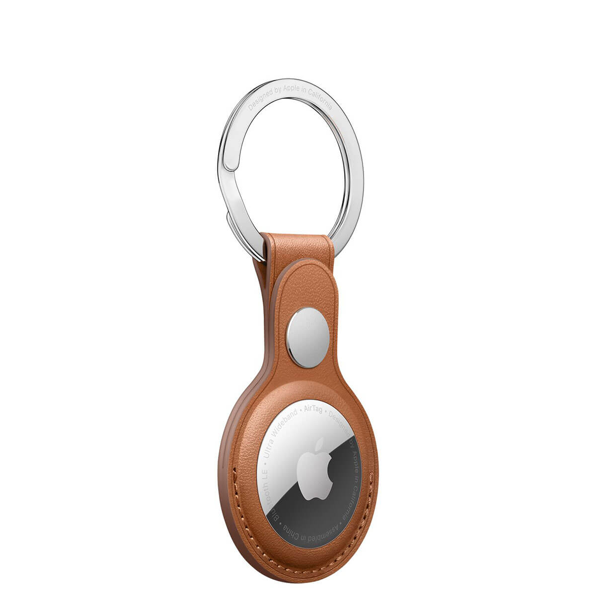 Шкіряний брелок з кільцем Apple Leather Key Ring Wisteria (MMFC3) для AirTag виконаний з натуральної шкіри
