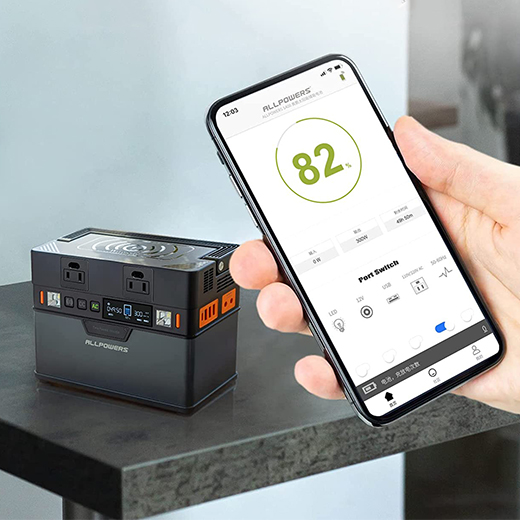 Портативная зарядная станция Allpowers Portable Power Station 288Wh | 300W Black | Gray купить