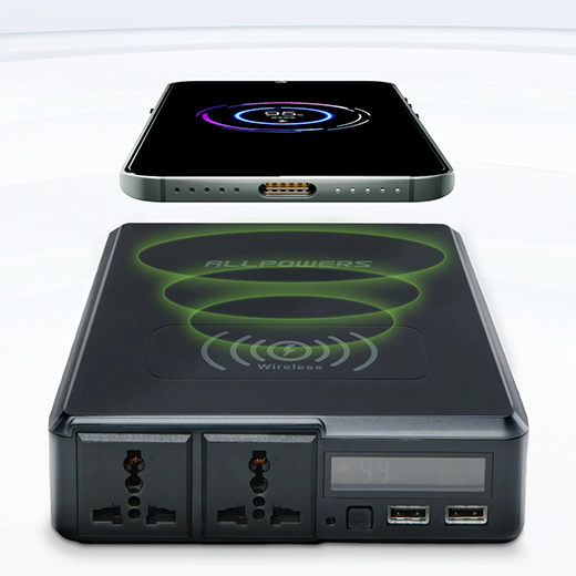 Портативная зарядная станция Allpowers Solar Powerstation External Battery Charger многофункциональность