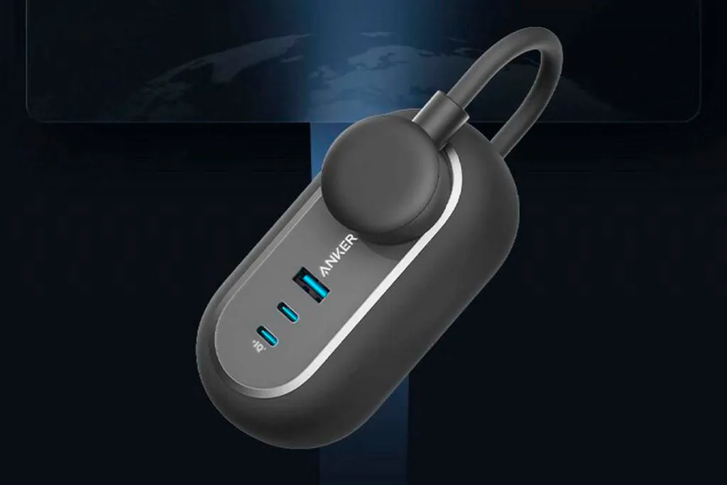 Сетевой удлинитель Anker 615 USB Power Strip GaNPrime 65W для iPhone | MacBook | AirPods + EU адаптер с обнаружением низкого заряда