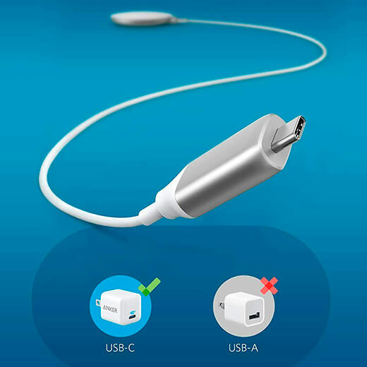 Бездротова магнітна зарядка Anker Qi Charging Pad MagSafe для iPhone 14 | 13 | 12