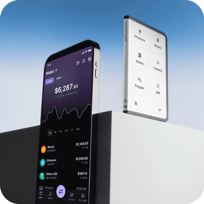Аппаратный кошелек для криптовалюты Ledger Stax