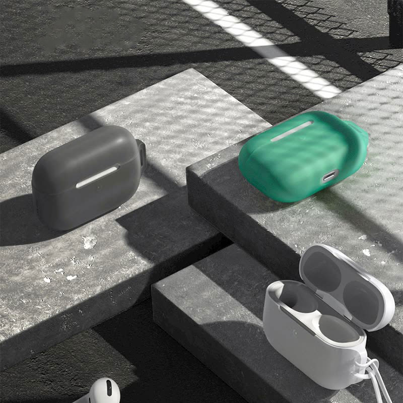 Силиконовый чехол для Apple AirPods Pro Baseus Let's go Jelly Lanyard (с ремешком)