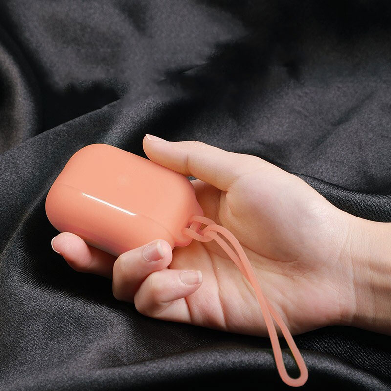 Силиконовый чехол для Apple AirPods Pro Baseus Let's go Jelly Lanyard (с ремешком)