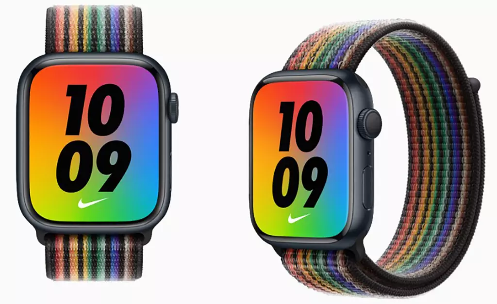 Ремінець Apple Black/Summit White Nike Sport Loop (MPHW3) для Apple Watch 41mm | 40мм | 38mm