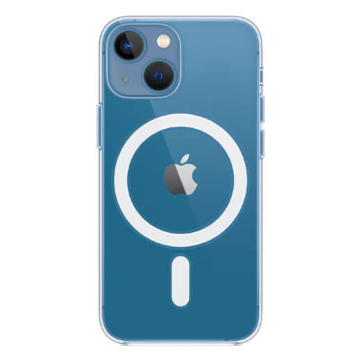 Прозрачный чехол Apple Clear Case with MagSafe (MM2Y3) для iPhone 13 Pro поддерживает MagSafe