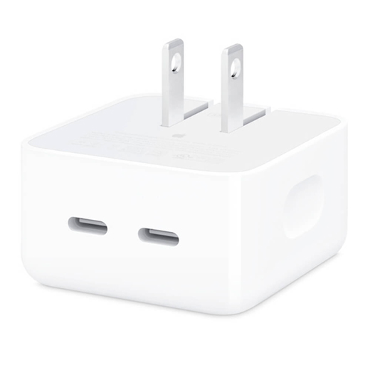 Компактний адаптер живлення Apple Dual USB-C Port 35W (MNWM) + EU адаптер.