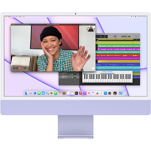 Apple iMac 24" M1 (2021) 256GB Silver (MGTF3UA/A) Официальный UA