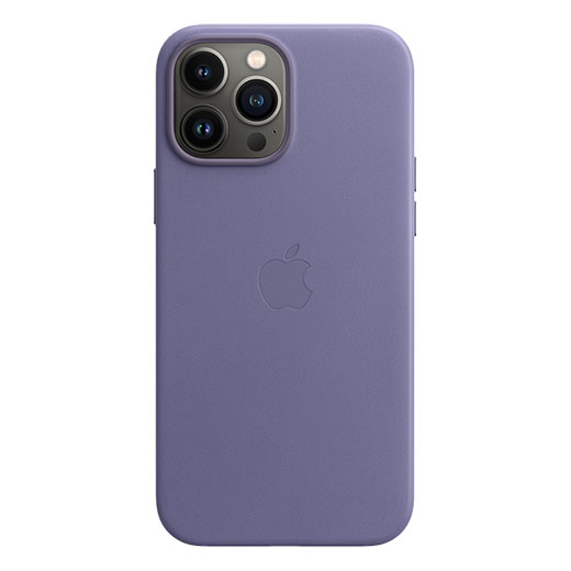 Кожаный чехол Apple Leather Case with MagSafe Dark Cherry (MM143) для iPhone 13 создан из материалов премиум-качества