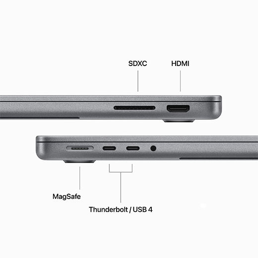 Apple MacBook Pro 14" M3 512GB Space Gray 2023 (MTL73)