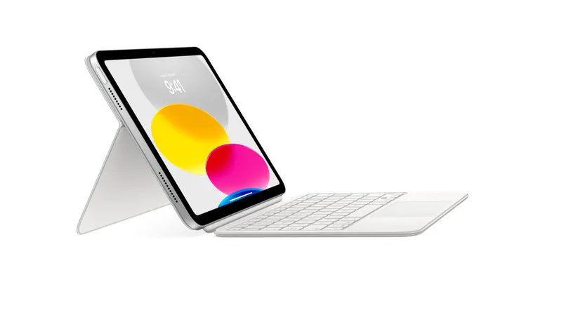 Чохол-клавіатура Apple Magic Keyboard Folio White (MQDP3) для iPad 10 (2022) за доступною ціною