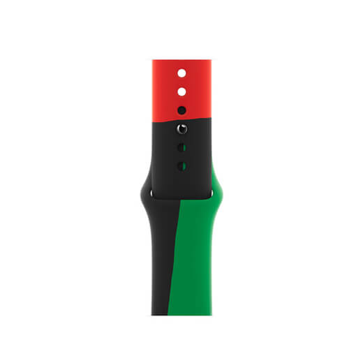 Спортивный ремешок Apple Sport Band Black Unity для Apple Watch 40mm | 38mm Series SE | 6 | 5 | 4 | 3 | 2 | 1