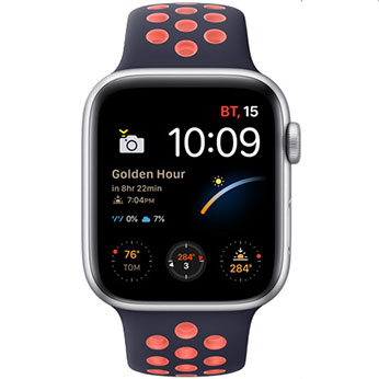 Смарт-часы Apple Watch SE GPS + Cellular, 44mm Space Gray Aluminum Case with Black Solo Loop (MYFA2 | MYFE2) Размер 6 С измерительными приборами фотографам