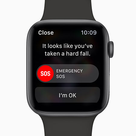 Apple Watch Series 5 44mm Space Black Titanium Case Black Milanese Loop (MWQR2)