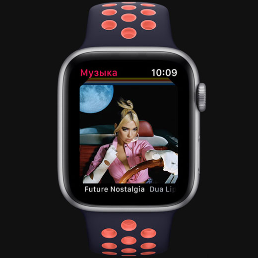 Смарт-часы Apple Watch Series 6 GPS + Cellular, 44mm Space Gray Aluminum Case with Black Solo Loop (M0G83 | MOGR3) Размер 10