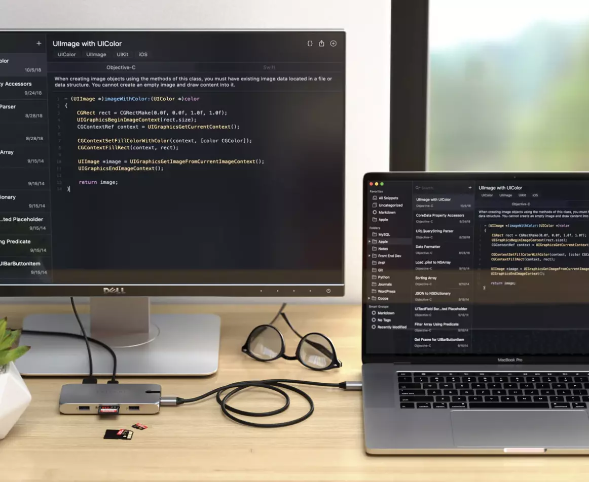 Хаб Satechi USB-C On-the-Go 9 в 1 для MacBook | iPad Space Gray