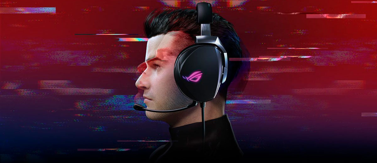 Проводная игровая компьютерная гарнитура ASUS Rog Theta 7.1 с RGB-подсветкой