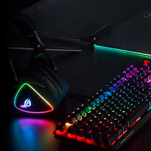 Проводная компьютерная гарнитура ASUS Rog Theta 7.1 с RGB-подсветкой купить