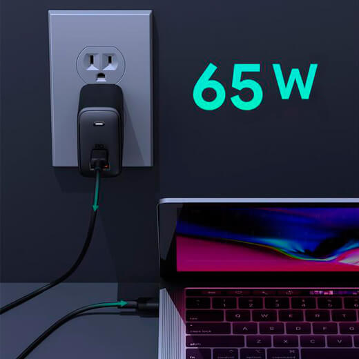 Зарядное устройство Aukey Omnia PA-B3 Dual-Port 65W