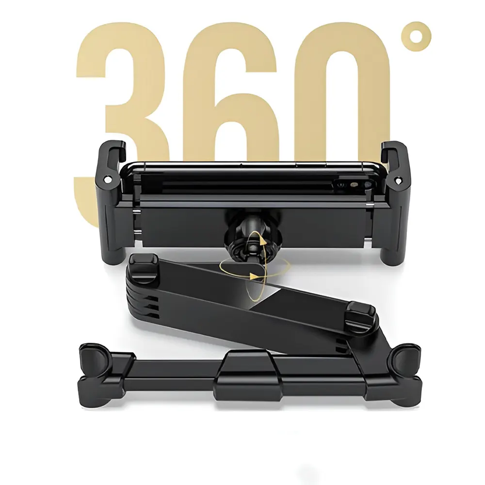 Автомобильный держатель iLoungeMax Car Mount Black для телефона | планшета на подголовник с наклоном на 360°