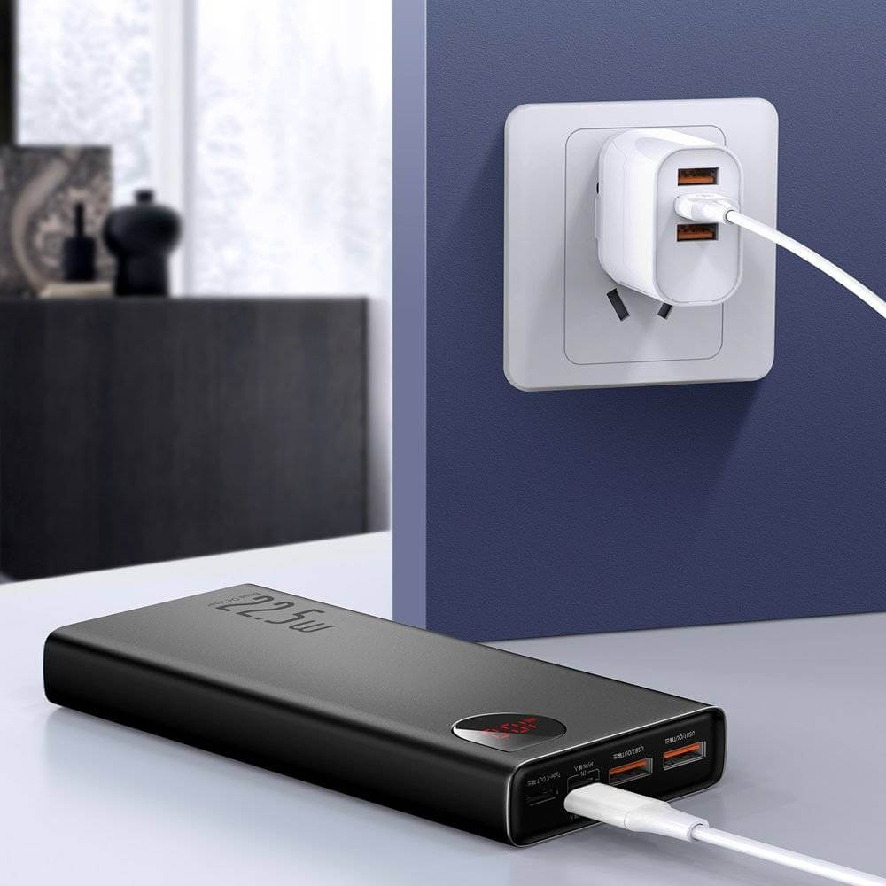 Купить Power Bank Ваsеus Аdаmаn Dіgіtаl Dіsрlау Quісk Сhаrgе 20000mAh 22.5W в Киеве, Украине