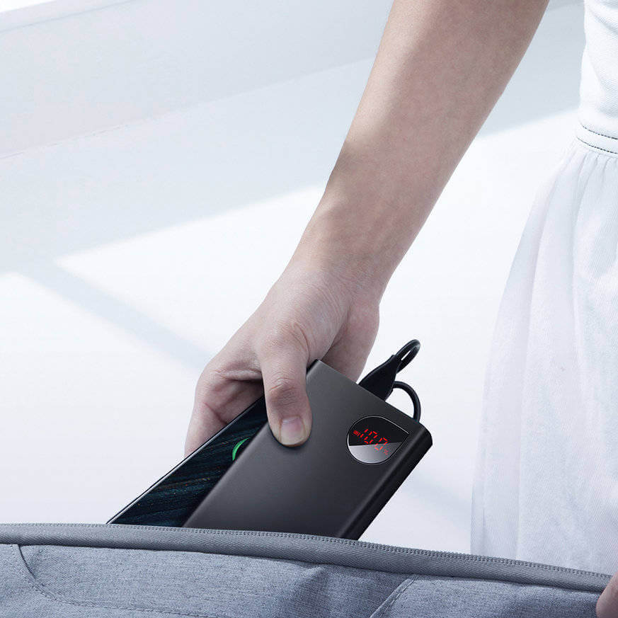 Купить Power Bank Ваsеus Аdаmаn Dіgіtаl Dіsрlау Quісk Сhаrgе 20000mAh 22.5W в Киеве по низкой цене