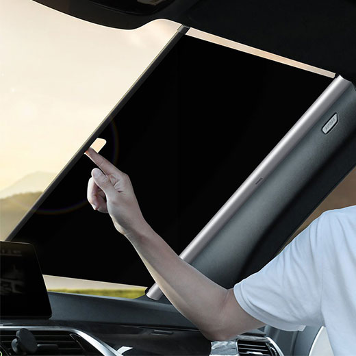 Автомобільна сонцезахисна шторка Baseus Close Car Roller Blind Sunblind для Car Window 58x140 cm ціна